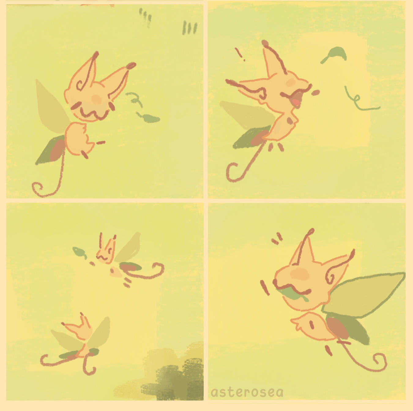 Tuna catches a leaf Tuna catches a leaf